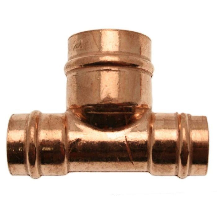 SOLDER RING REDUCING TEE 22mm x 22mm x 28mm