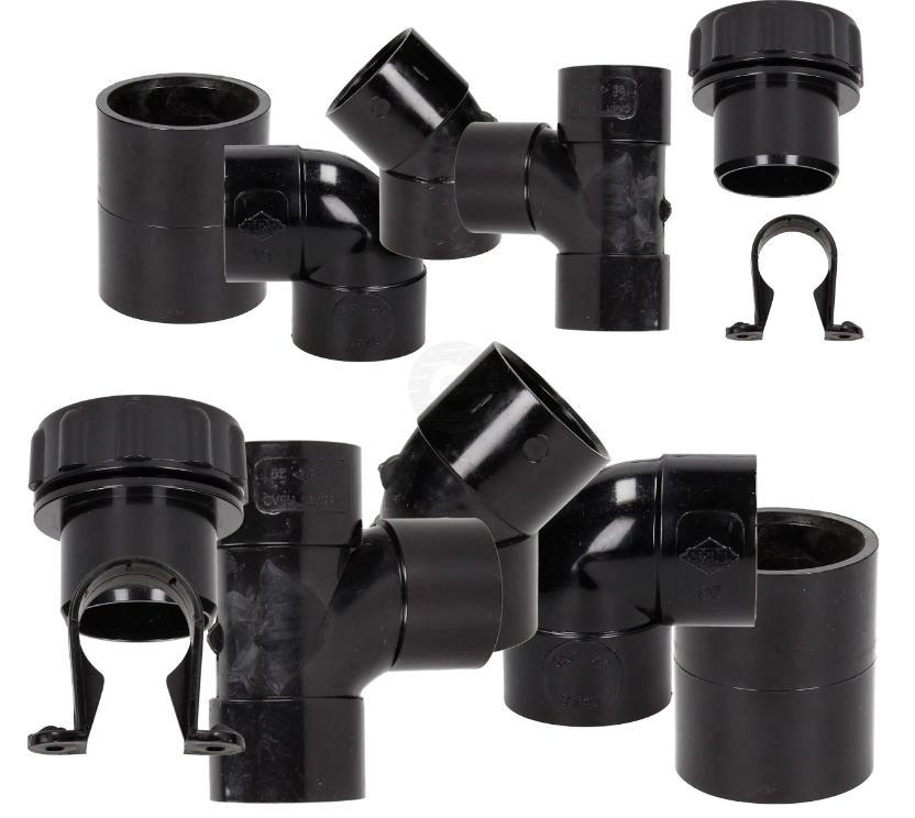 50mm Black Solvent Weld Fittings