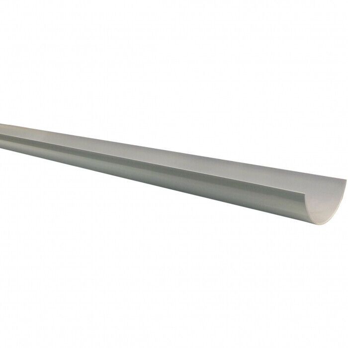 1m Half Round Gutter - Grey