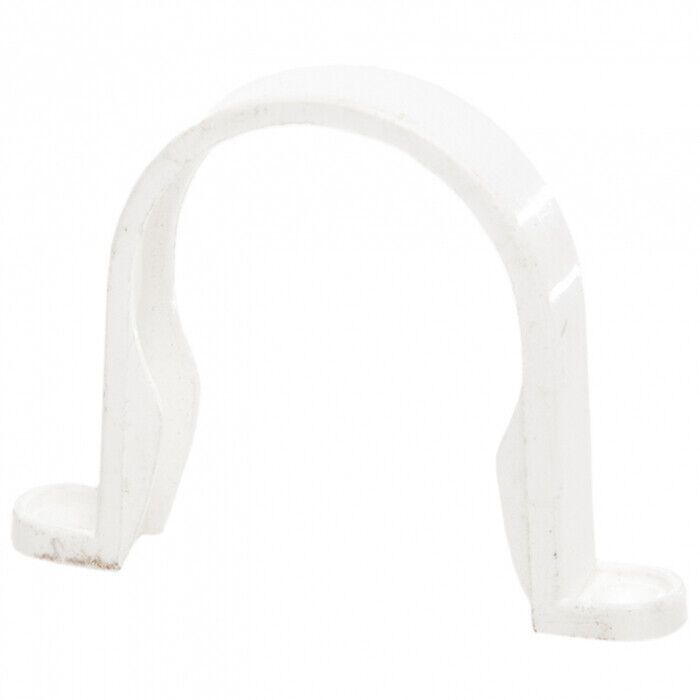 Down Pipe Clip - White