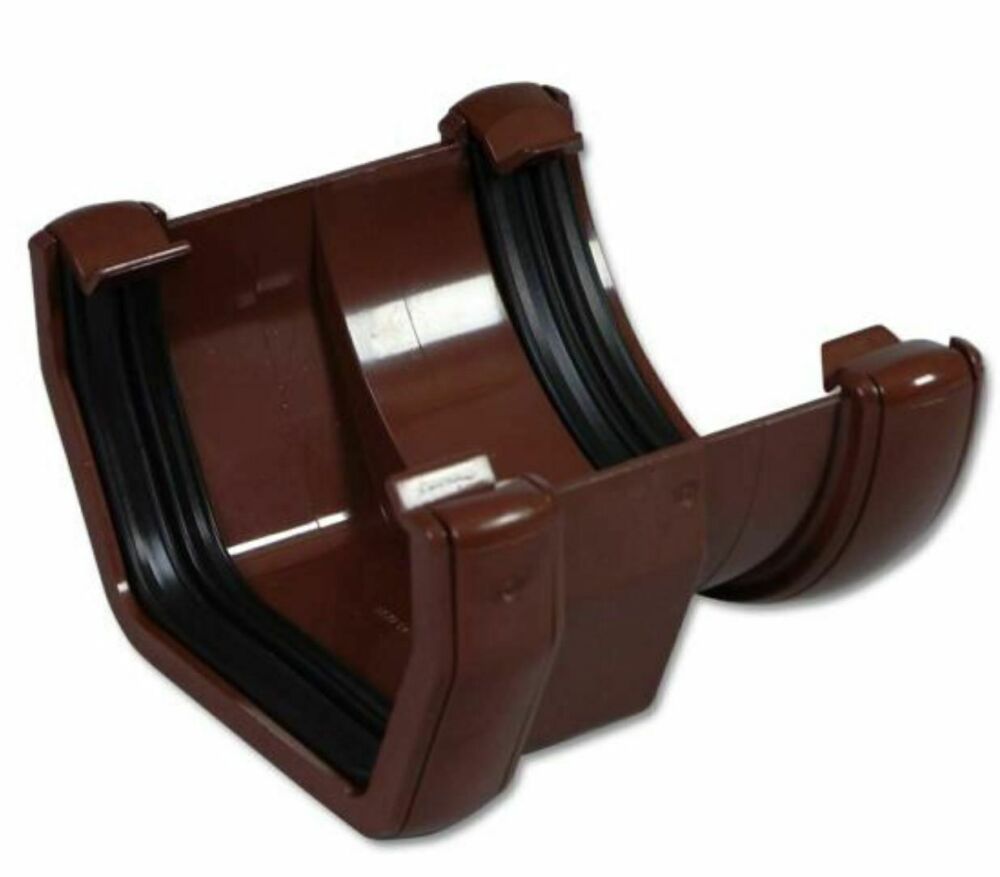 Floplast 114mm square to 112mm round adaptor Brown