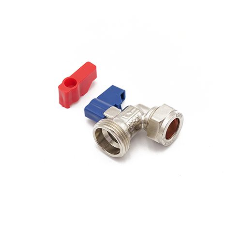 Wash Machine Valve Angled 15x 3/4" CP WRAS