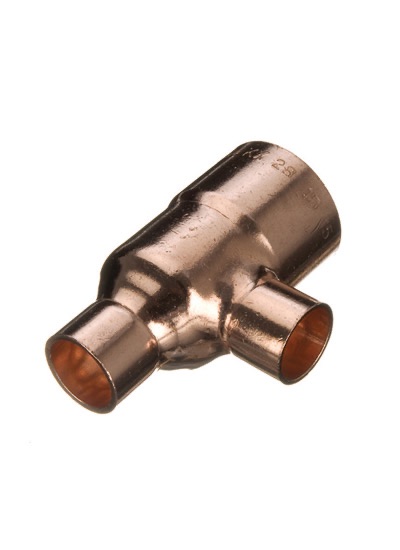 15mm x 10mm x 10mm End Feed Reducing Tee