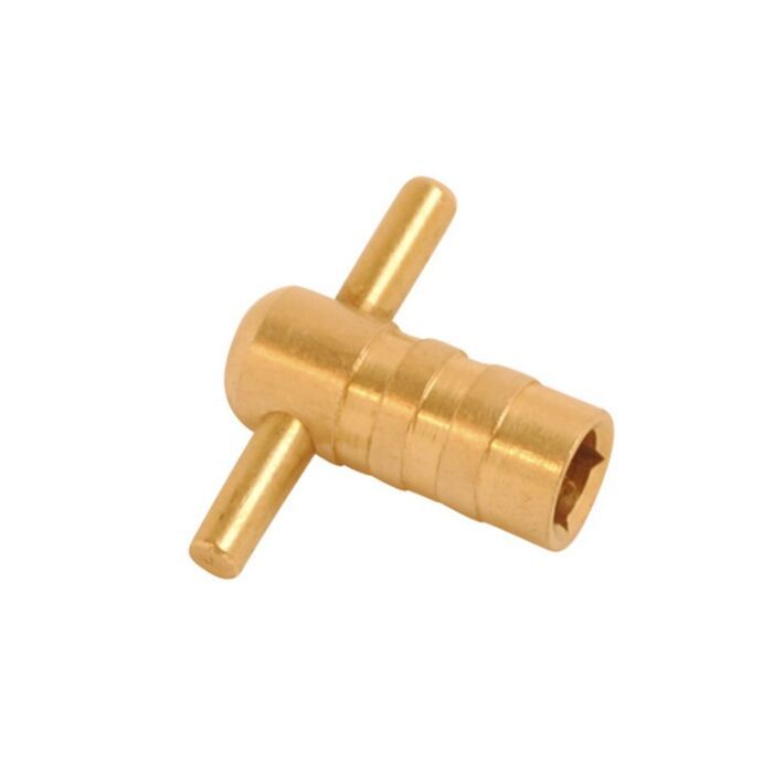 Radiator bleed key - standard brass