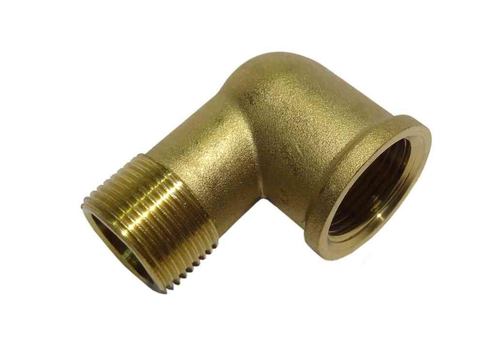 1" Brass Elbow M x F