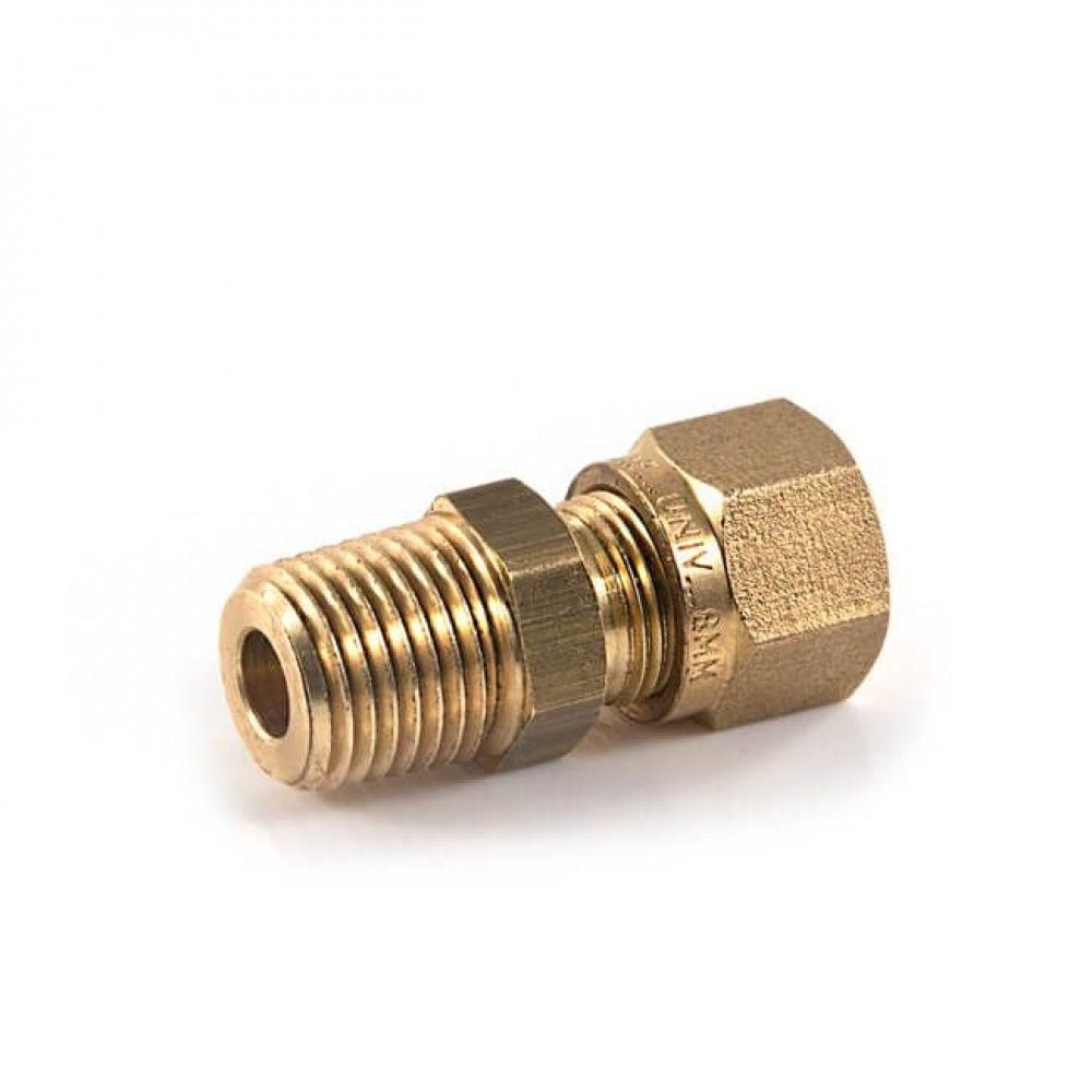 8mm x 1/4" Male Taper x Compression Adaptor