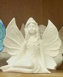 Paint Your Own Side Sitting Fairy
