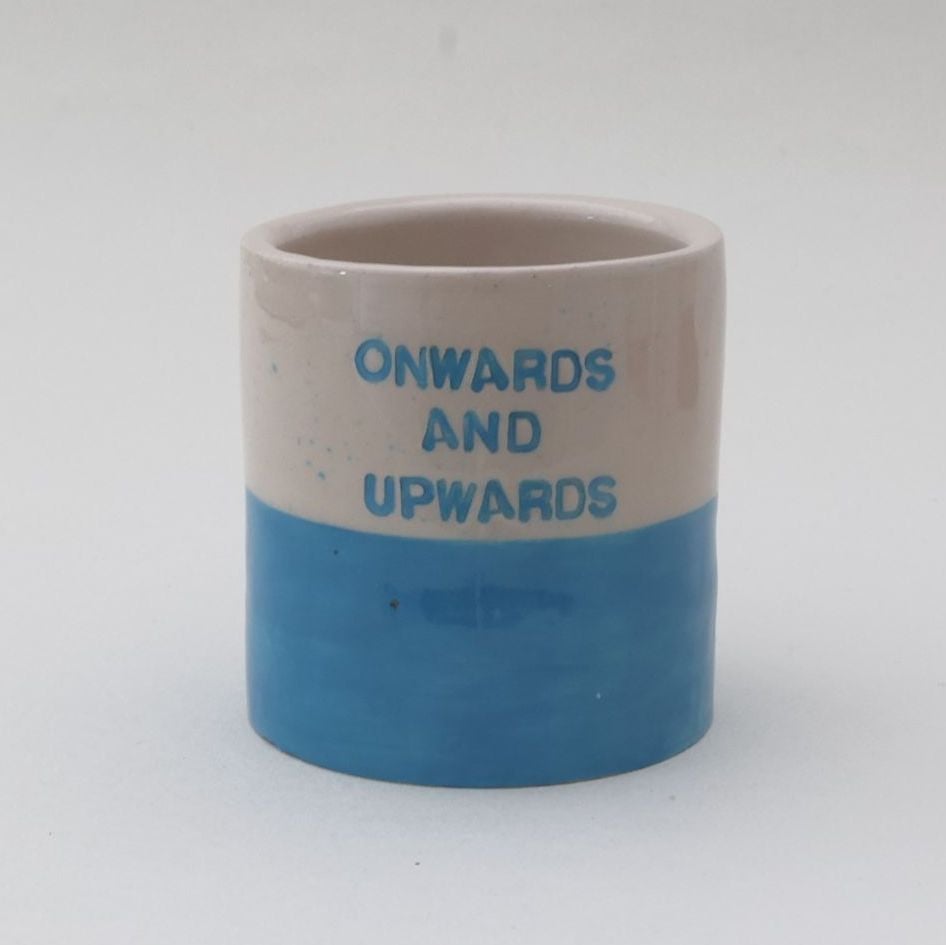 Ceramic Plant Pot - Onwards & Upwards