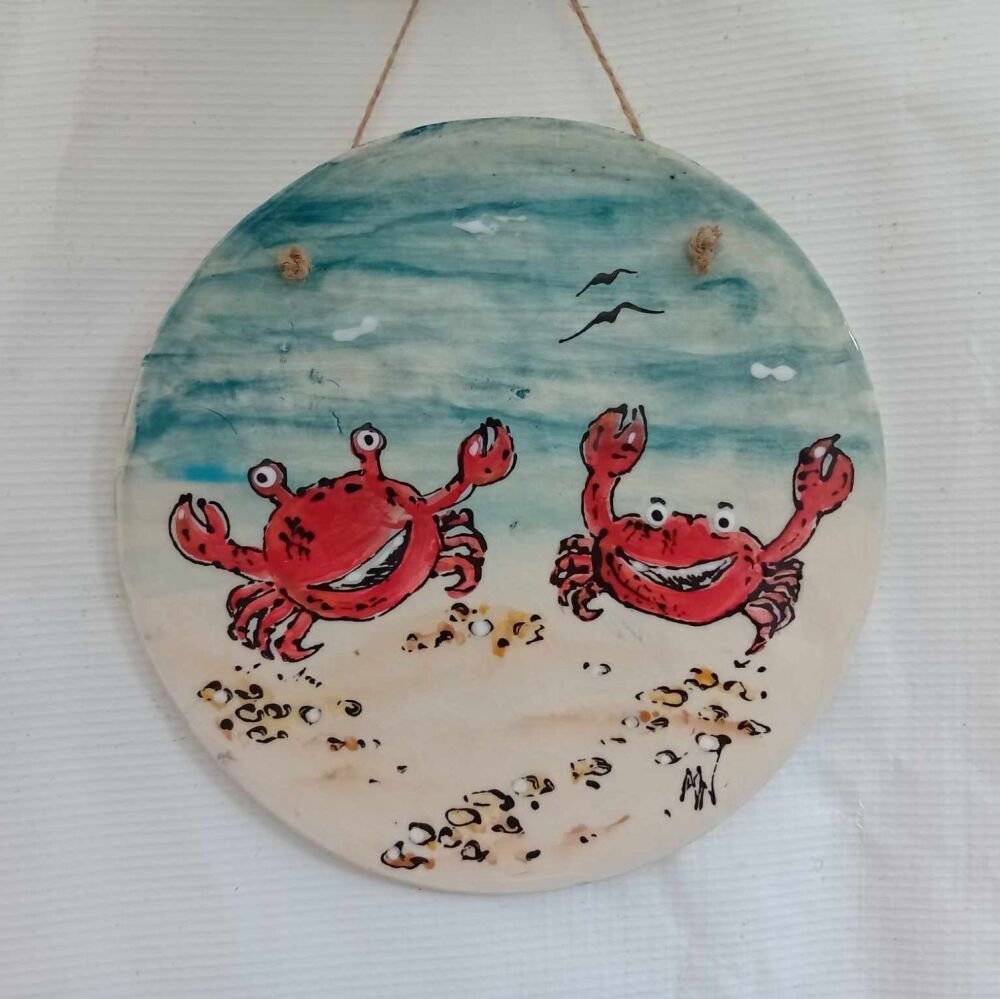 Round Quirky Plaque - Beach Collection