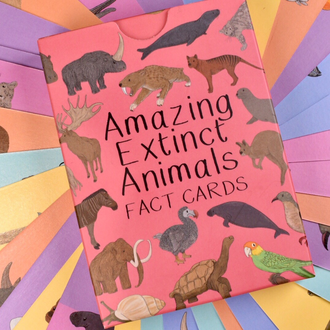 Amazing Extinct Animals Fact Cards