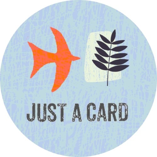 Just a card logo