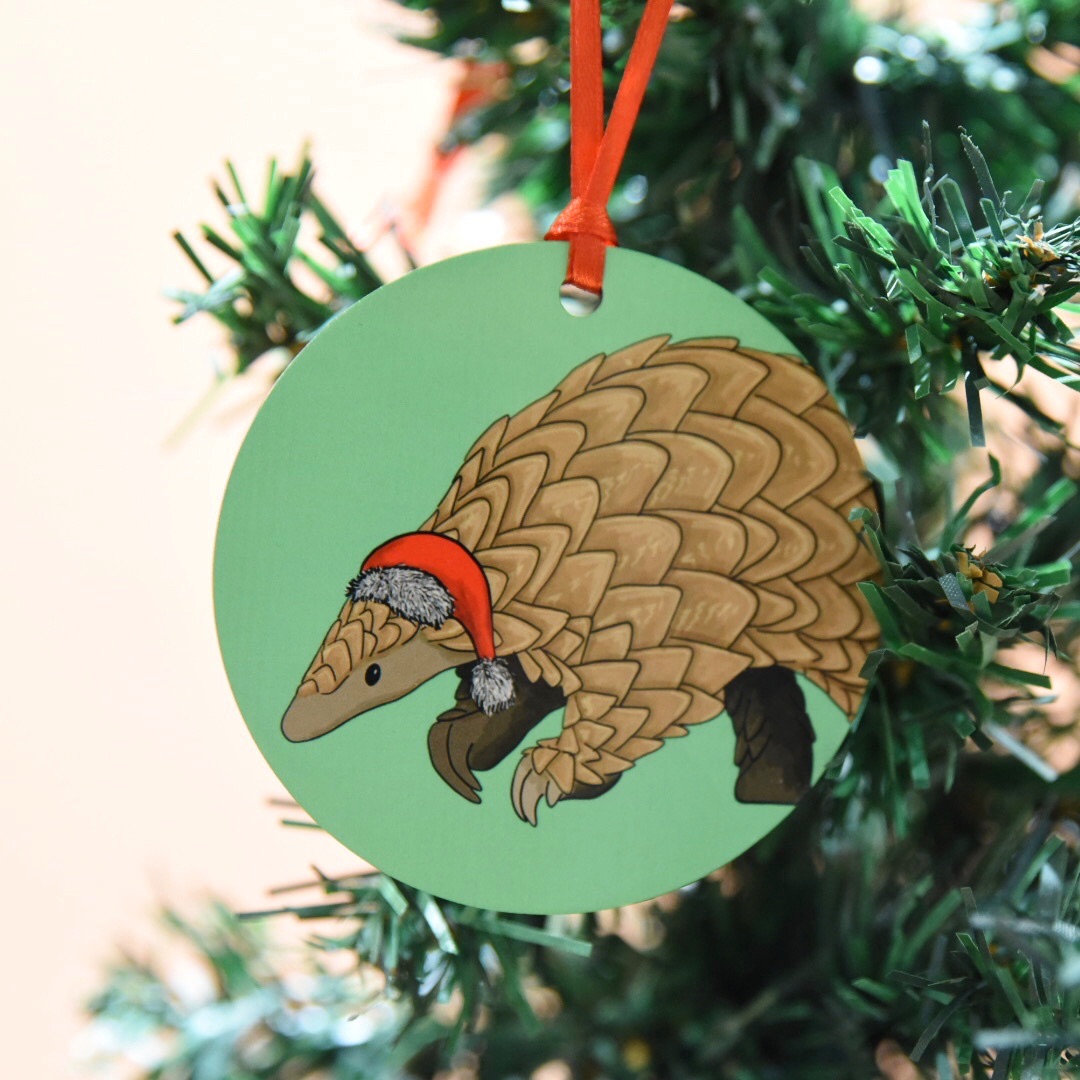 Pangolin Christmas Decoration