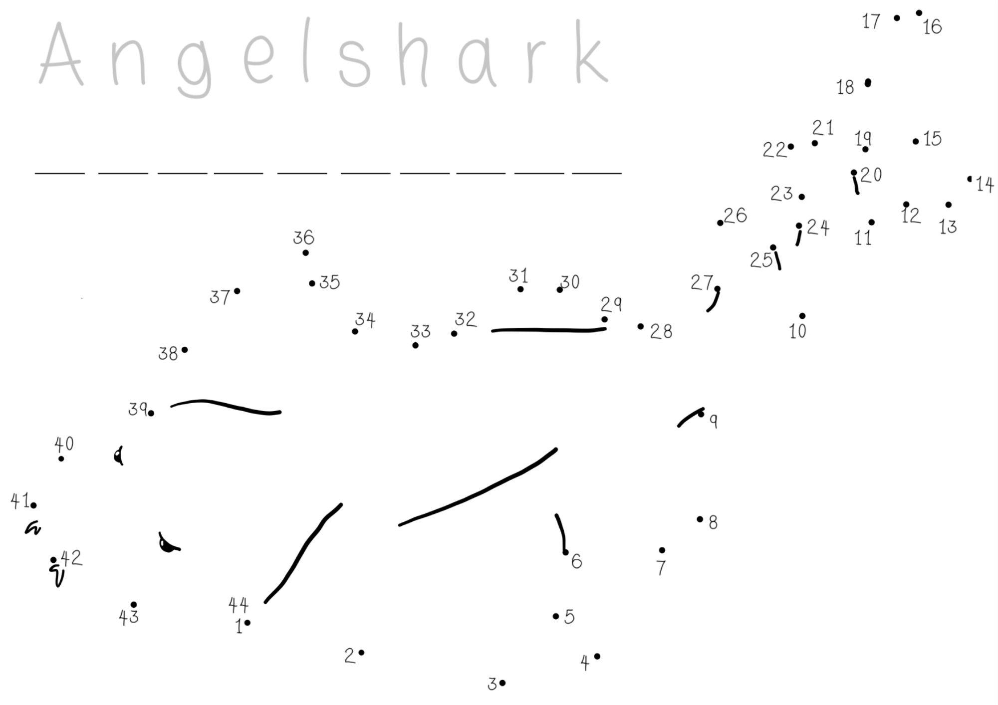 Free download shark dot to dot