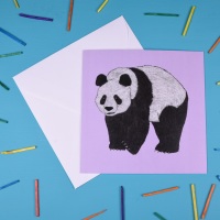 Panda Greetings Card