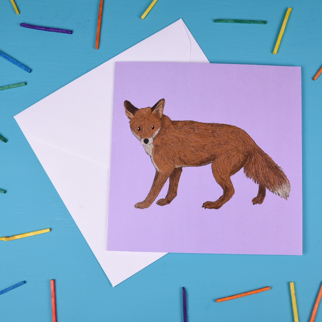 Fox Greetings Card