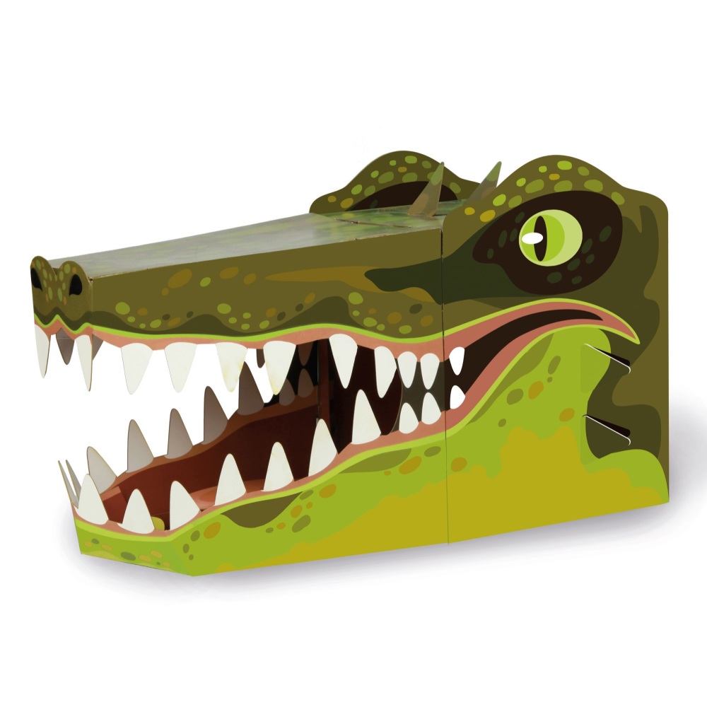 Crocodile 3D Card Mask