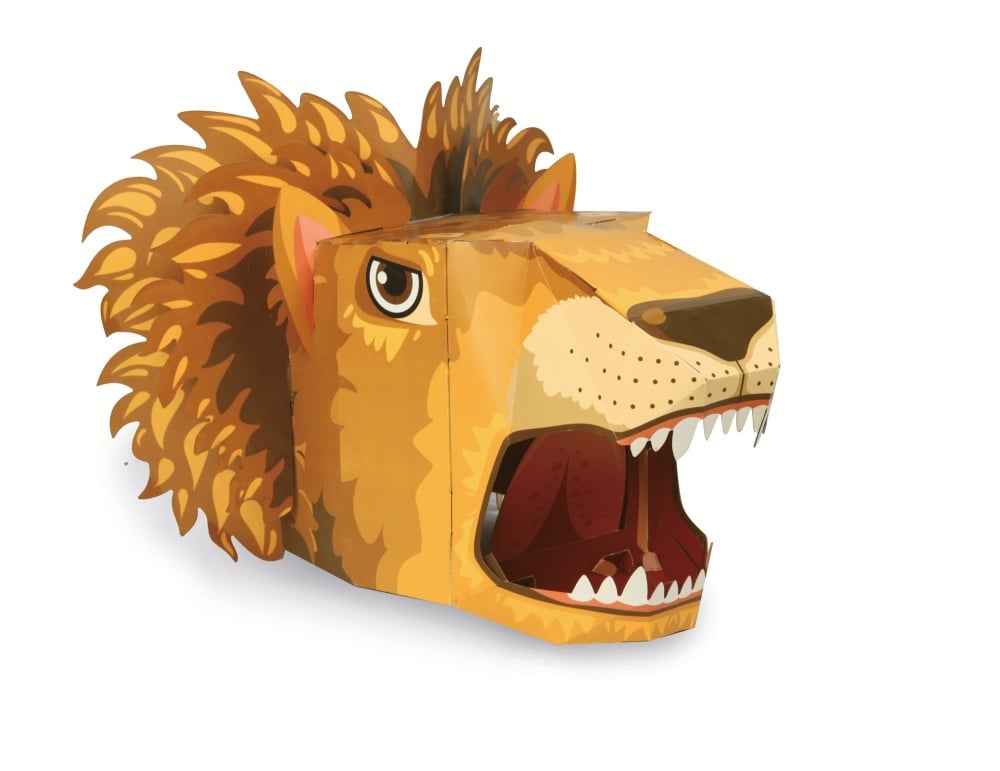 Lion 3D Card Mask