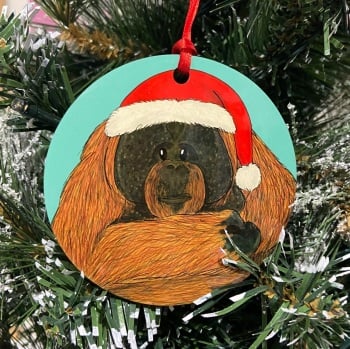 Orangutan Christmas Decoration 