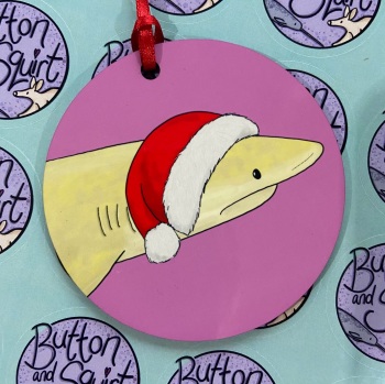 Lemon Shark Christmas Decoration