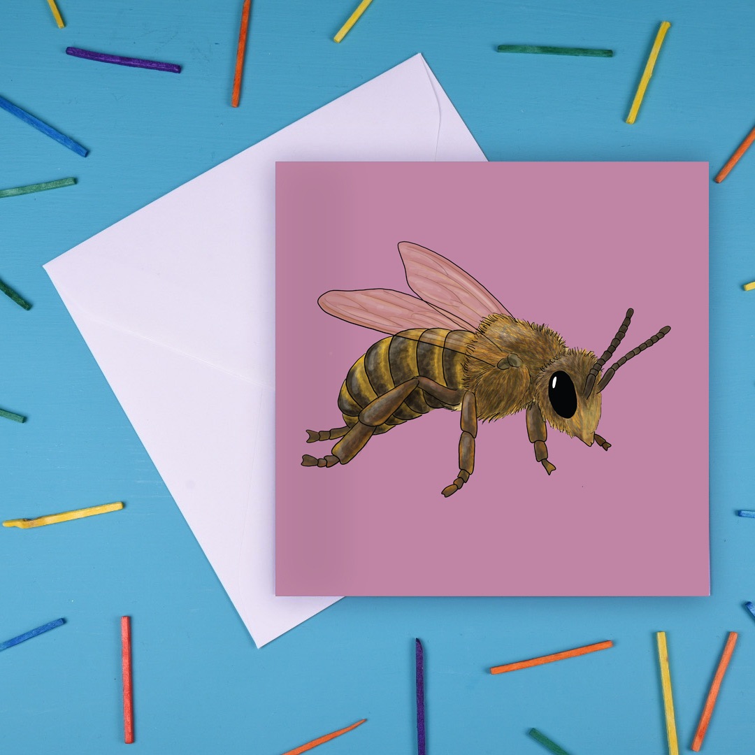 Honeybee Greetings Card