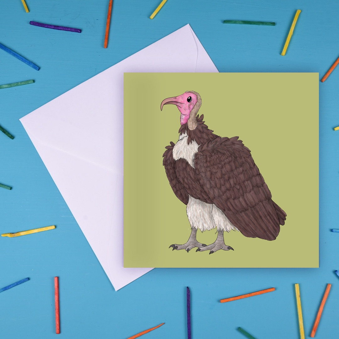 Preorder - Hooded Vulture Greetings Card