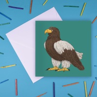 Stellers Sea Eagle Greetings Card