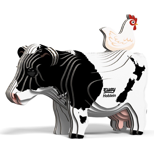 Holstein Cow 3d Model Kit