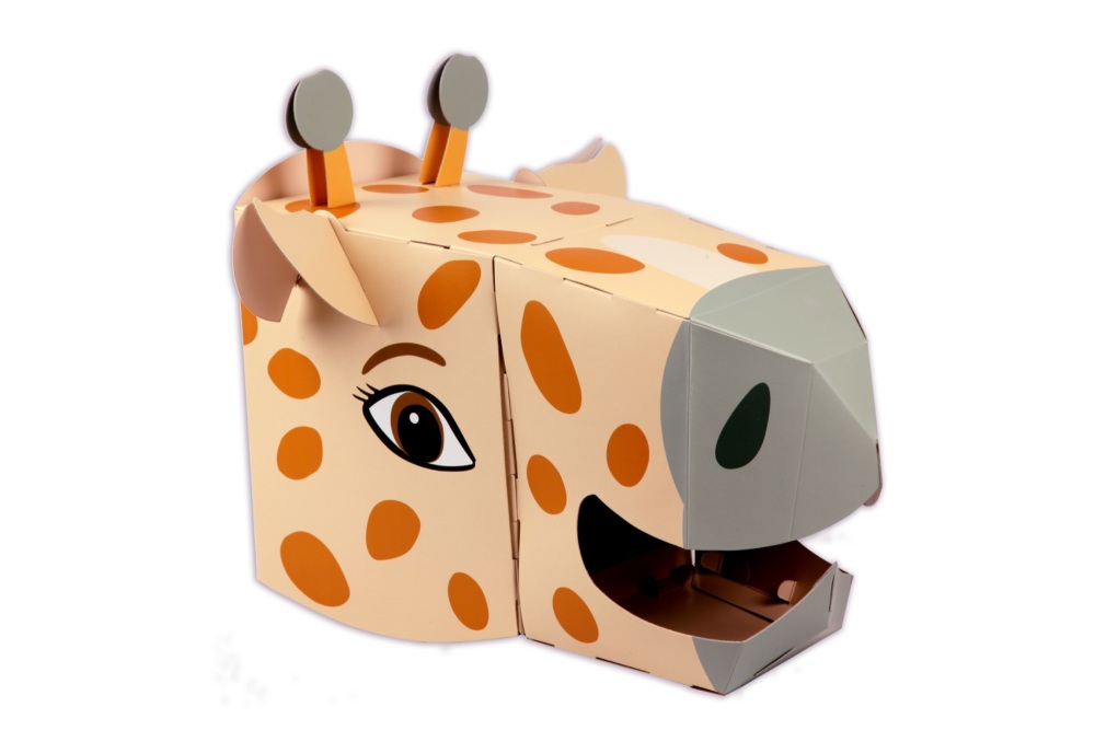 Giraffe 3D Card Mask