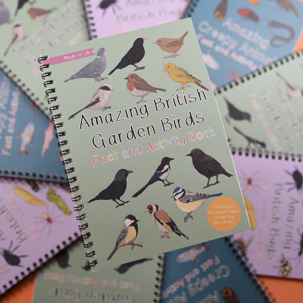 Amazing British Birds Fact and Activity Book, made in the Uk from ...
