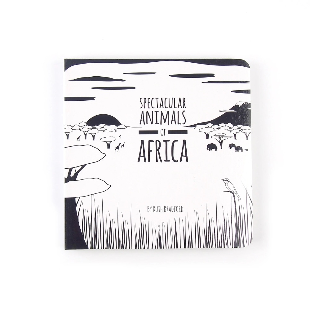 Spectacular Africa animal baby book
