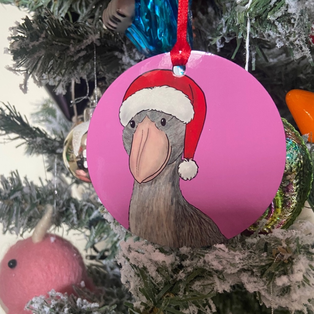 Shoebill Christmas Decoration