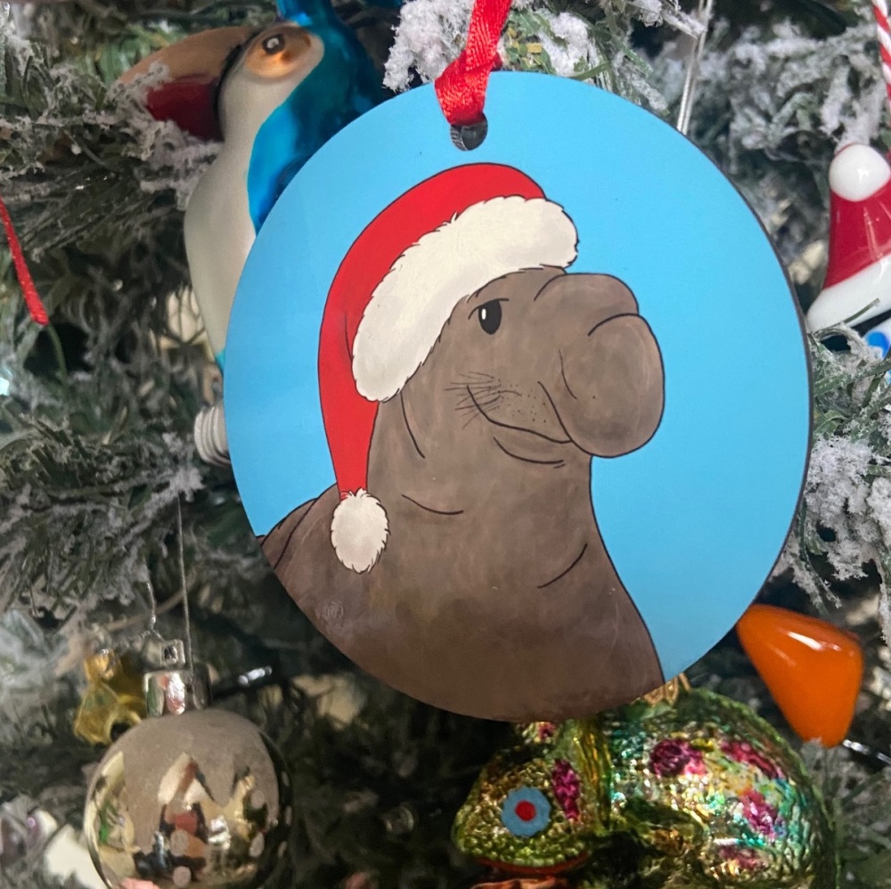 Elephant Seal Christmas Decoration