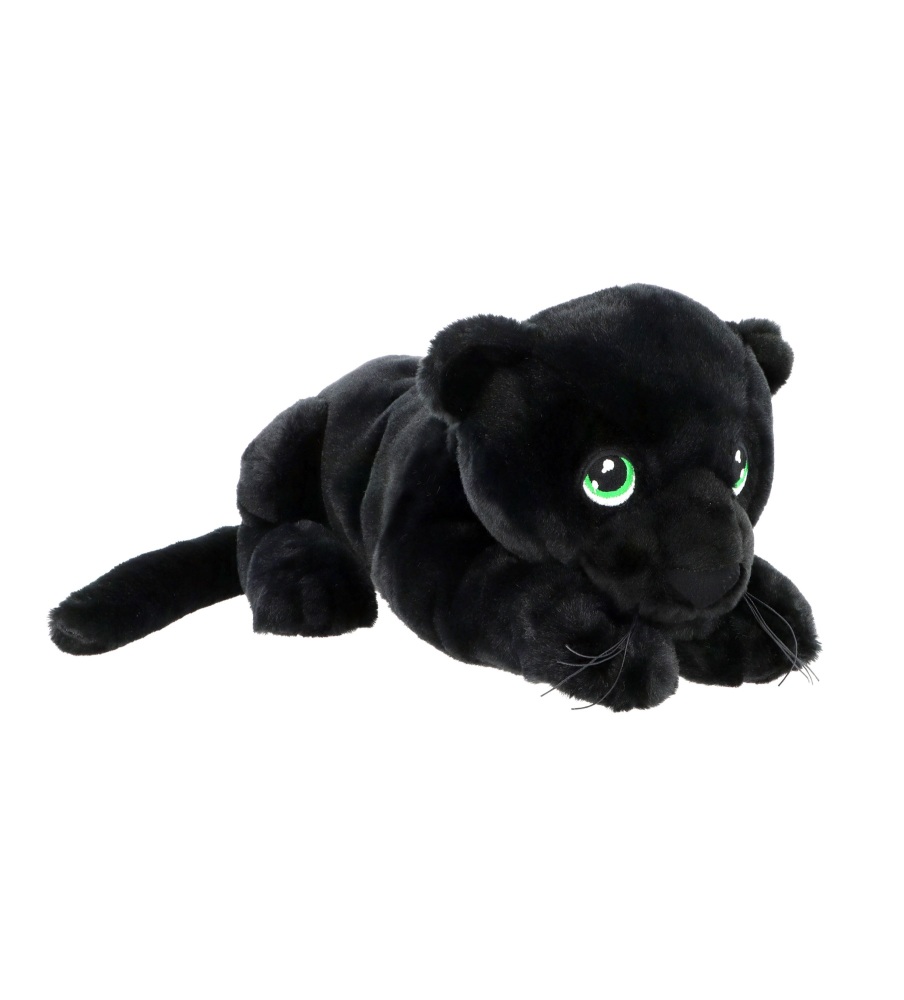 25cm Eco Black Jungle Cat Soft Toy