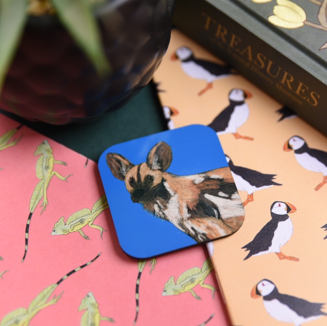 Painted Dog Magnet