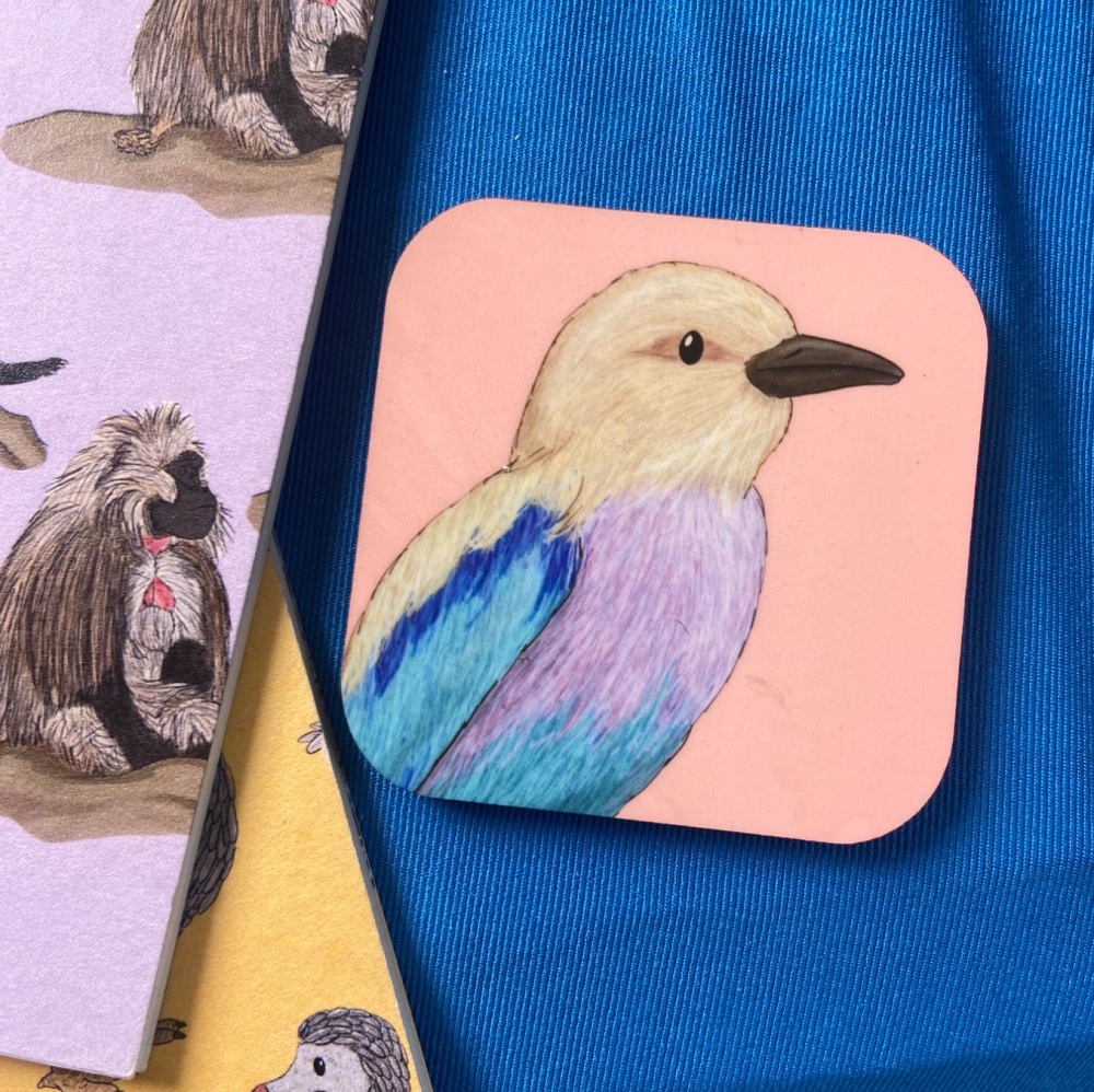 Lilac Breasted Roller Magnet
