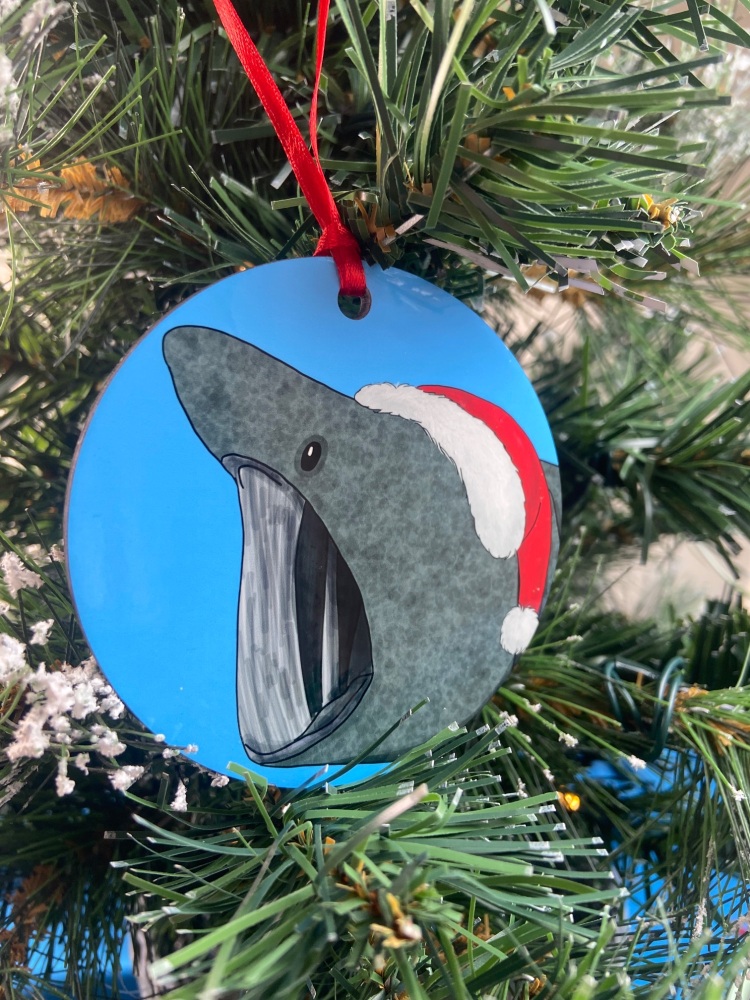 Basking Shark Christmas Decoration
