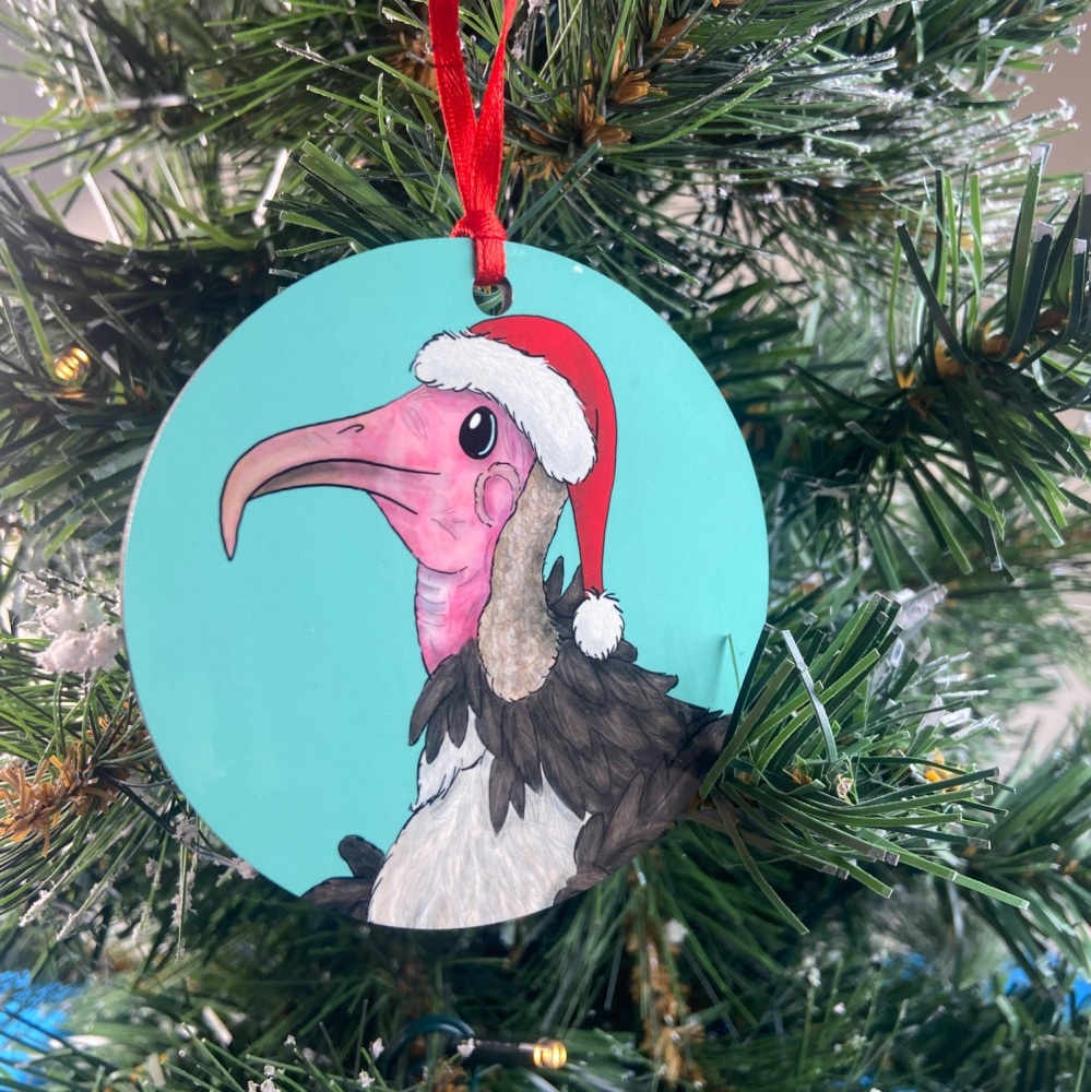 Hooded Vulture Christmas Decoration