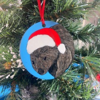 Wombat Christmas Decoration