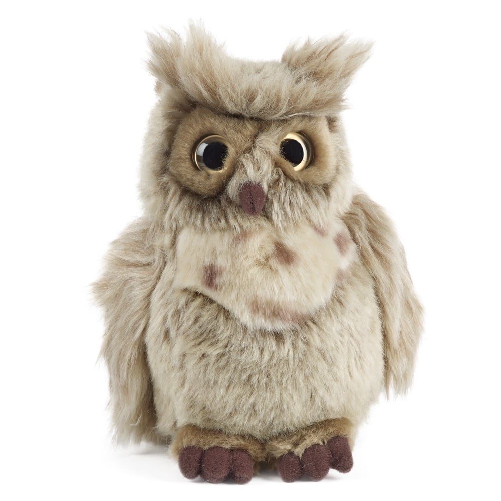 brown owl eco soft toy from Living Nature