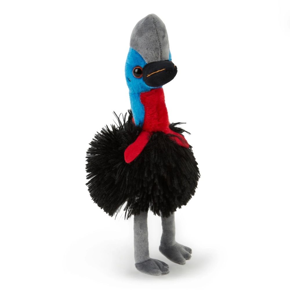 adorable Cassowary eco soft toy plushie - made from recycled plastic