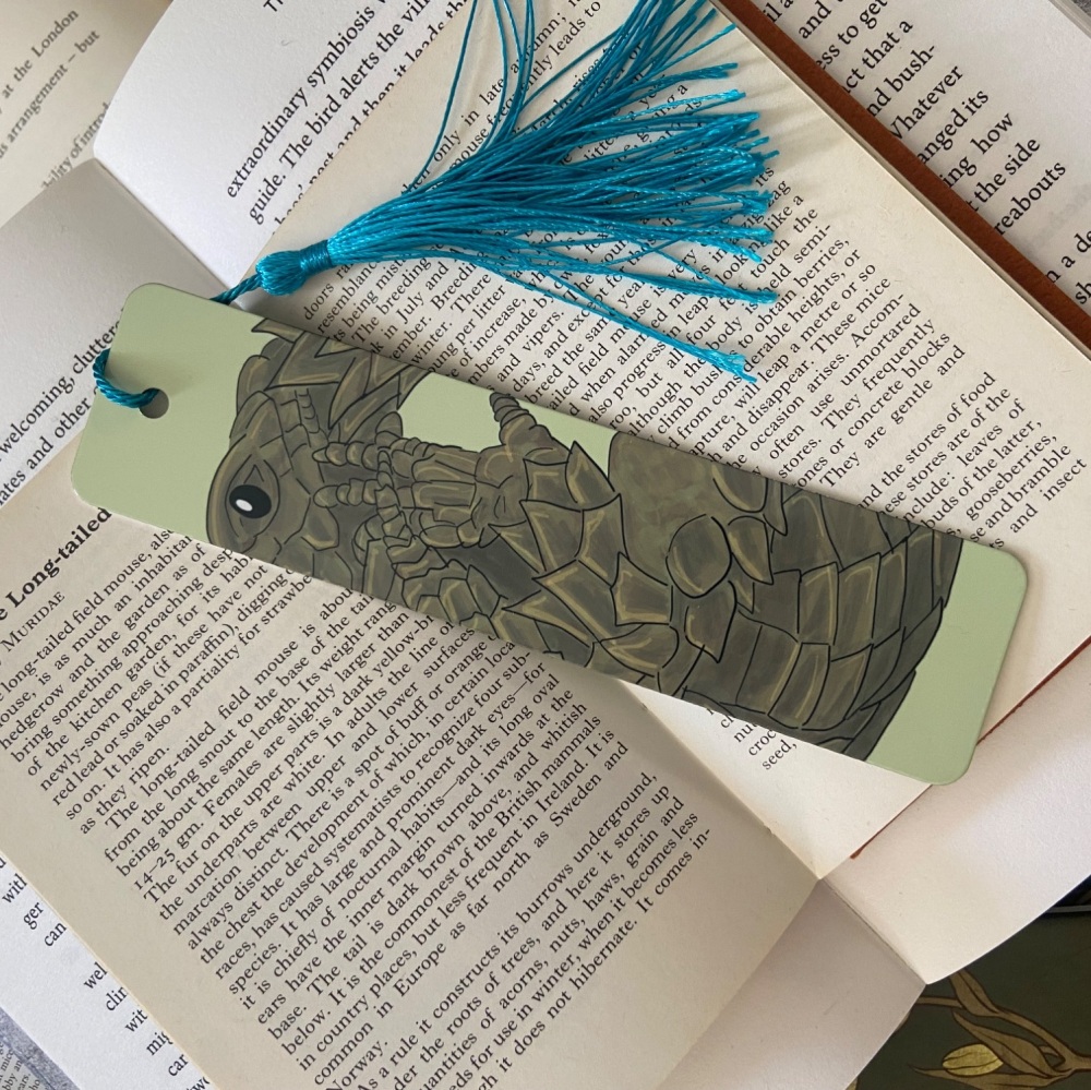 Armadillo Lizard Bookmark