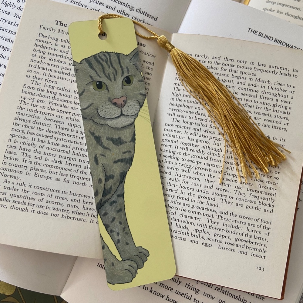 Asian Fishing Cat Bookmark