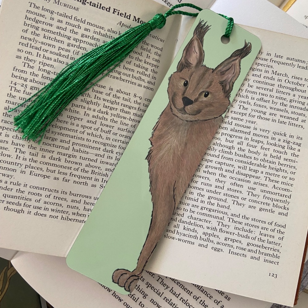 Caracal Bookmark