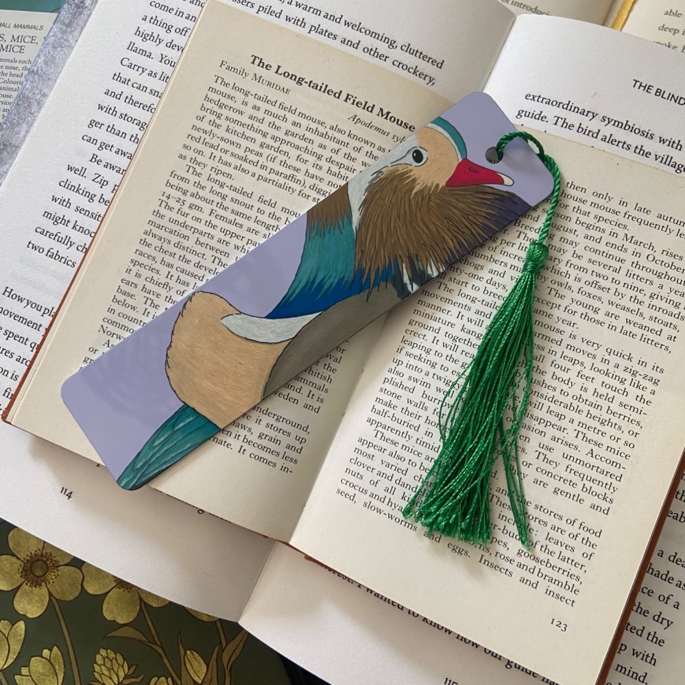 Mandarin Duck Bookmark