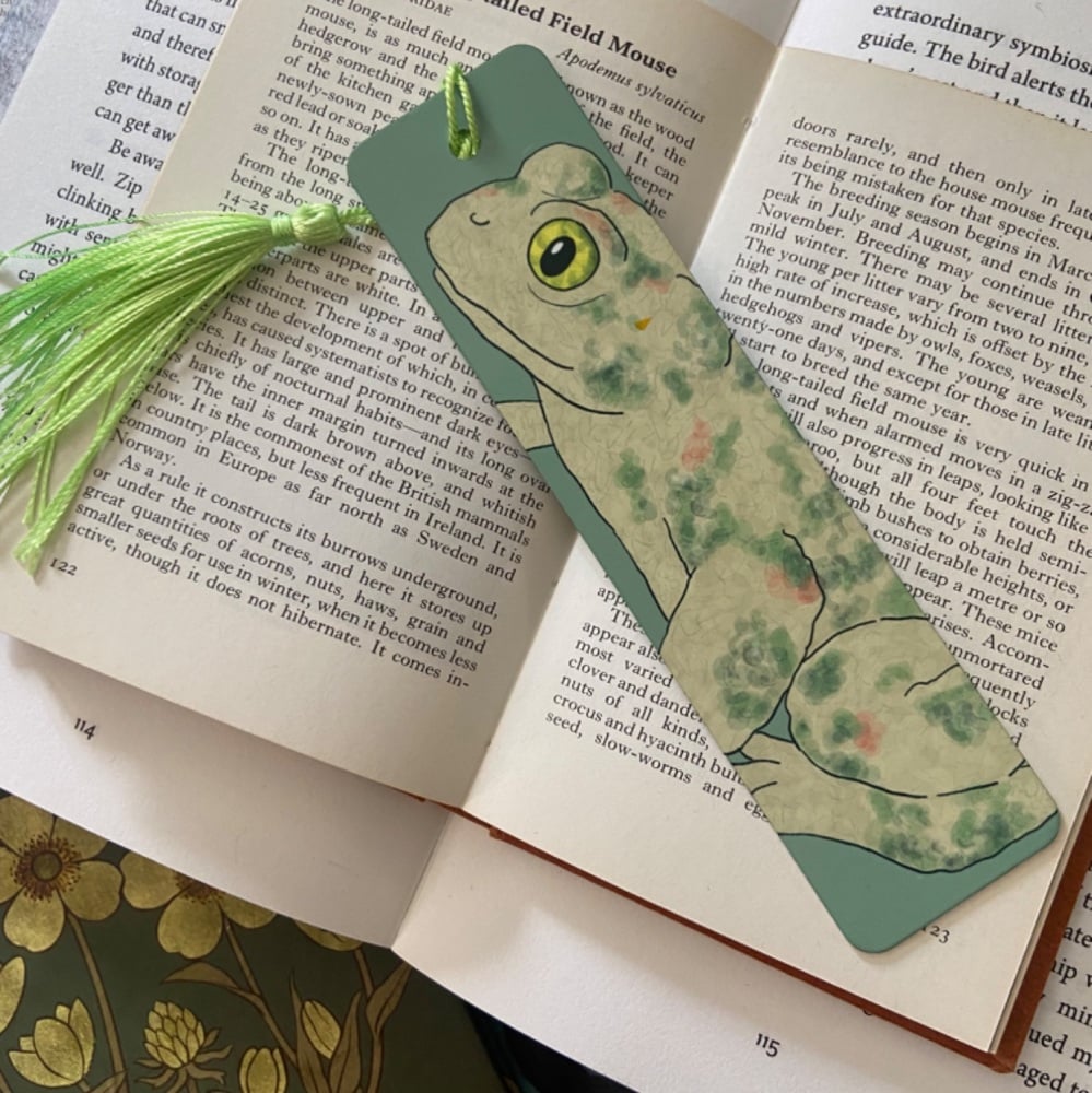 Natterjack Toad Bookmark