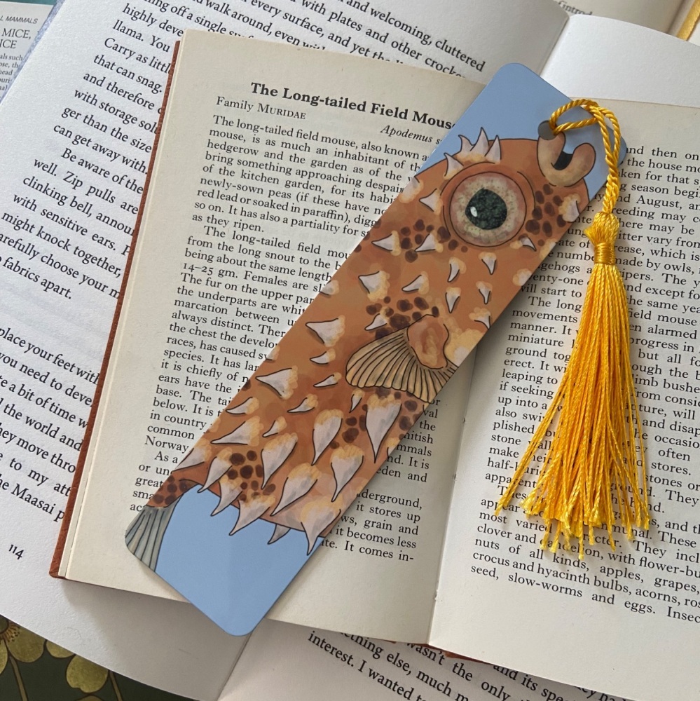 Orbicular Burrfish Bookmark