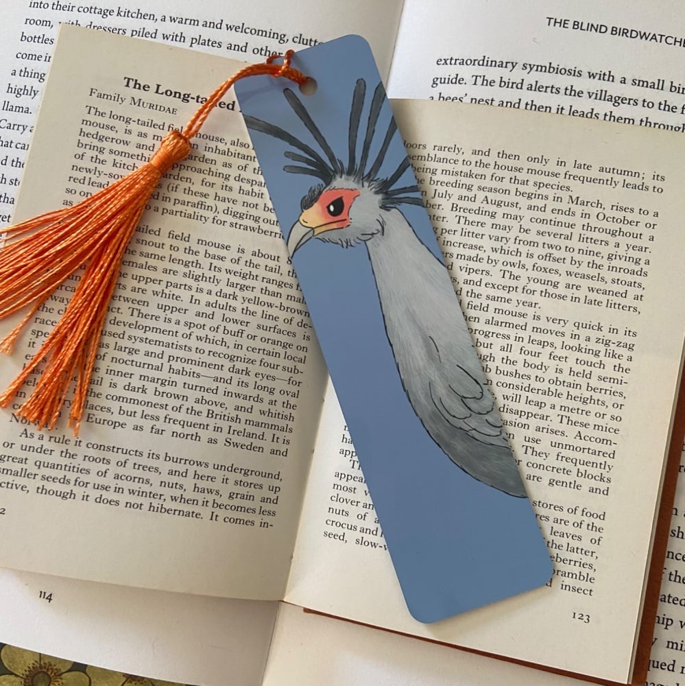 Secretary Bird Bookmark