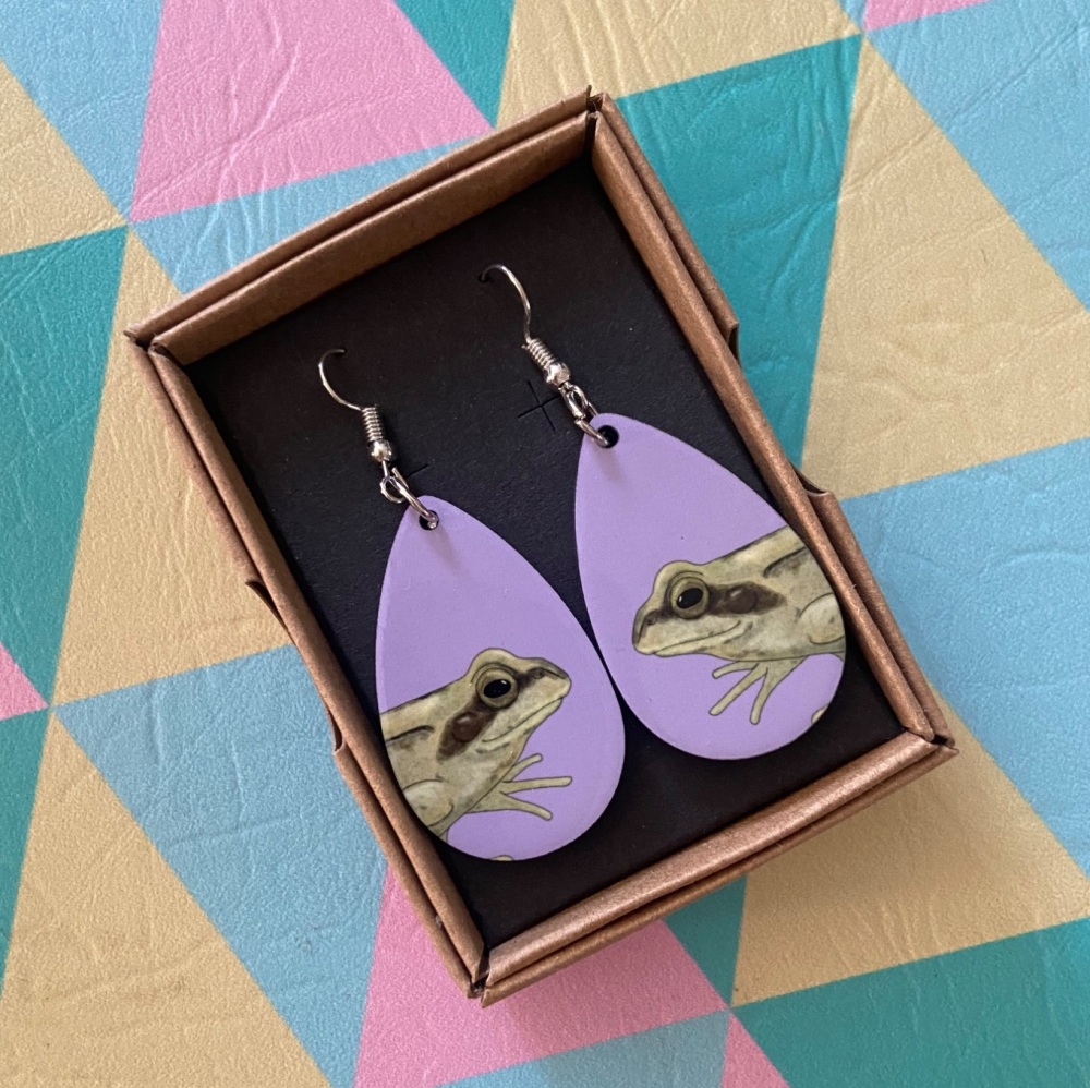 Common Frog Earrings