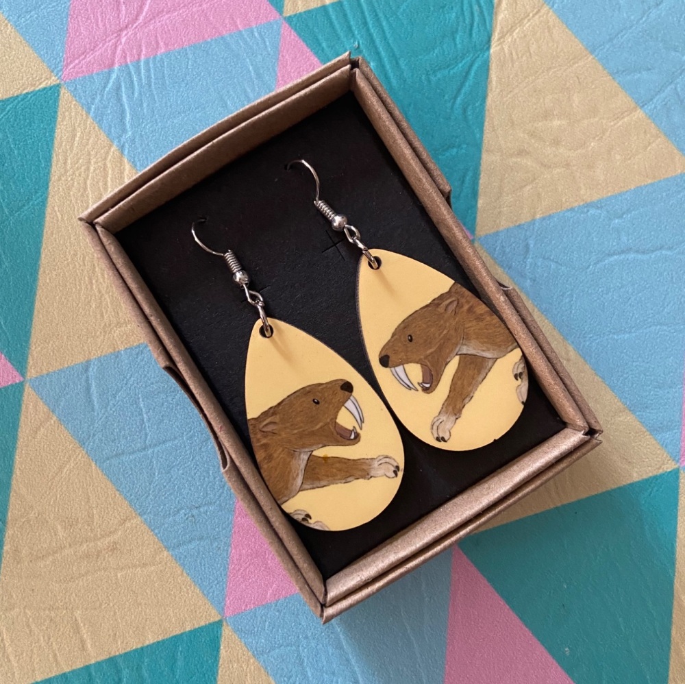 Smilidon Earrings - Yellow