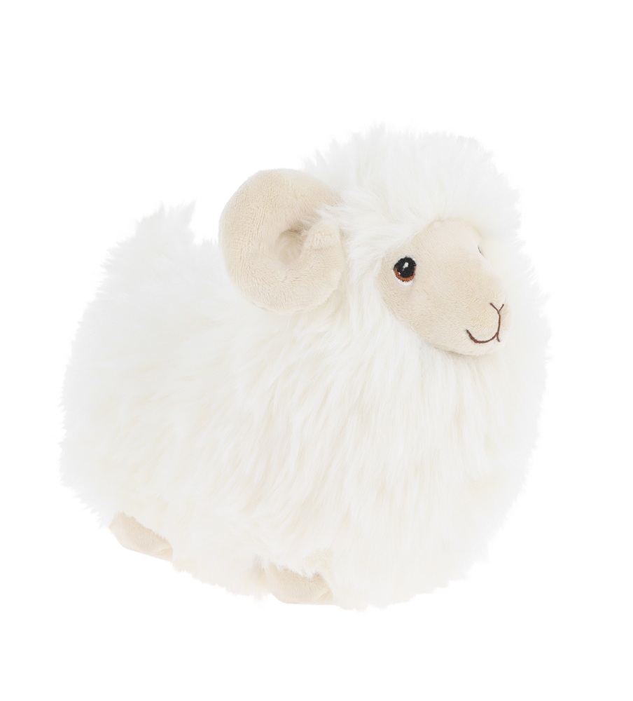 Cream Ram Eco Soft Toy